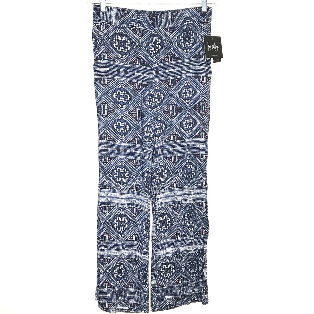 BY BY Hotter Than You Pink Printed Pants Size M